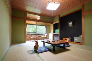 A seating area at ピーポロ乗鞍