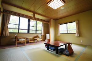 A seating area at ピーポロ乗鞍