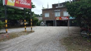 a sign in front of a building at LA PLAZOLETA in Doradal +21 photos