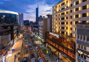 Nespecifikovaný výhled na destinaci Kuala Lumpur nebo výhled na město při pohledu z hotelu