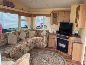 Ruang duduk di 18 Gannet Grove Haven thornwickbay Flamborough Bridlington east coast