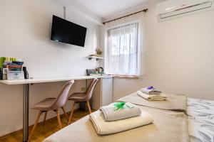 TV a/nebo společenská místnost v ubytování The Rožolina room