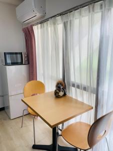 Η κουζίνα ή μικρή κουζίνα στο GUESTHOUSE UJIRIVER Kyoto