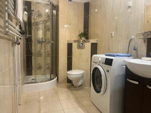 Kúpeľňa v ubytovaní Apartament Łagiewniki Krakow