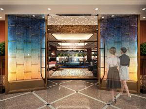 a rendering of the lobby of a hotel at Hotel Springs Makuhari Premier in Chiba