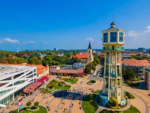 Nespecifikovaný výhled na destinaci Siófok nebo výhled na město při pohledu z bed and breakfast