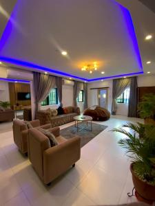 Χώρος καθιστικού στο Proof Hotel Lekki