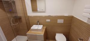 Koupelna v ubytování Hotel Großbach