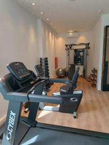 The fitness centre and/or fitness facilities at Athinais Hotel