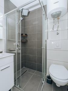 Koupelna v ubytování Apartments Milivojevic