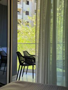 Balkón nebo terasa v ubytování K apartments