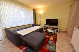 TV a/nebo společenská místnost v ubytování Haus "Luv und Lee" Appartement LUV32