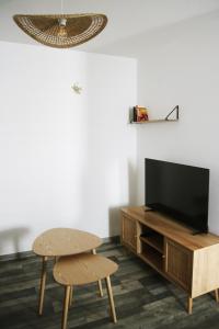 TV a/nebo společenská místnost v ubytování La belle Epoque