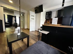 Η κουζίνα ή μικρή κουζίνα στο Apartament Sienkiewicza