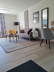 Istumisnurk majutusasutuses Lofoten Værøy Bryggehotell AS