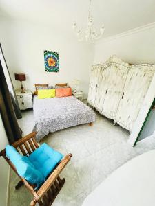 Giường trong phòng chung tại apartamento en alquiler