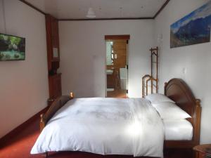Postel nebo postele na pokoji v ubytování Mount Mary Inn
