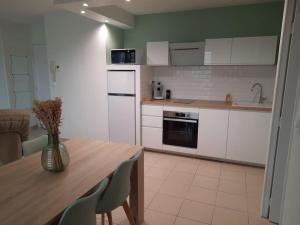 Η κουζίνα ή μικρή κουζίνα στο Appartement T2 climatisé avec terrasse