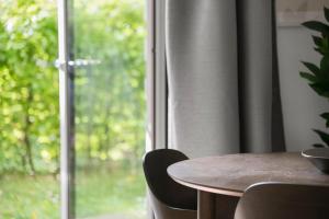 Taman di luar Peaceful studio apartment