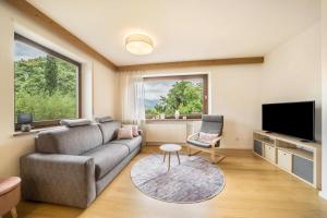 TV a/nebo společenská místnost v ubytování Villa Pinie Apt 2