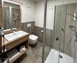 Koupelna v ubytování Hotel Konradshof