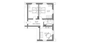 plan domu w obiekcie Ferienwohnung Schweizer Sennenhund w mieście Nauders