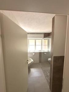 Łazienka w obiekcie Ferienwohnung Schweizer Sennenhund
