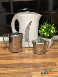 Coffee and tea making facilities at APARTBEACH DMS I 217 Vistas Playa y Climatizado