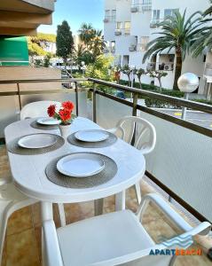 A balcony or terrace at APARTBEACH DMS I 217 Vistas Playa y Climatizado