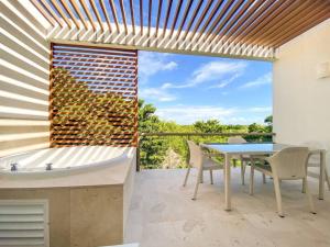 Μπαλκόνι ή βεράντα στο 2BR Condo in Paradise Resort at Riviera Maya