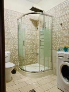 A bathroom at Manti