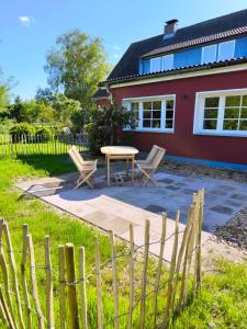 Zahrada ubytování Ferienhaus am Saaler Bodden + 37 fotografií