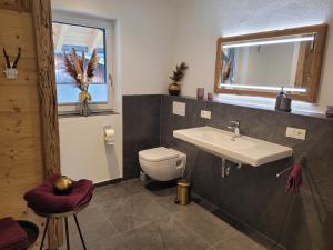 Koupelna v ubytování Ferienwohnung Klauserhof