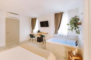 Postel nebo postele na pokoji v ubytování Dirium - exclusive rooms