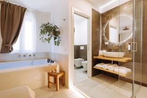 Koupelna v ubytování Dirium - exclusive rooms