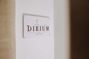 Certifikát, hodnocení, plakát nebo jiný dokument vystavený v ubytování Dirium - exclusive rooms