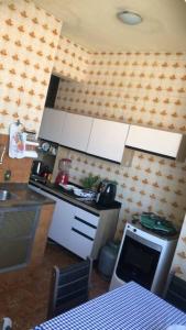 Køkken eller tekøkken på Vista para o Parque Moscoso