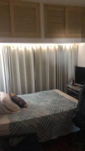 Llit o llits en una habitació de Vista para o Parque Moscoso