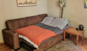 Tempat tidur dalam kamar di Rust en Stilte in de Natuur