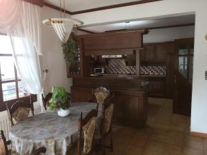 Η κουζίνα ή μικρή κουζίνα στο Villa Orfani