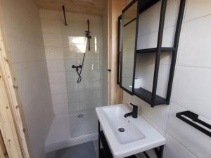Koupelna v ubytování Wellness Hotel Koliba