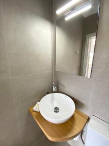 Koupelna v ubytování Stelios Studios Sougia