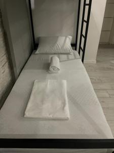Voodi või voodid majutusasutuse Shesh Hostel toas