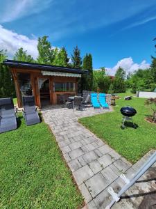 Zahrada ubytování Ferienhaus Wolfi