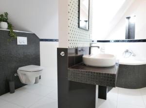 Kúpeľňa v ubytovaní Downtown Luxury apartman