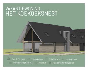 アーフテーケルケにあるVakantiewoning Het Koekoeksnestの屋根の造り +7枚の写真