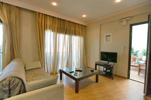 TV a/nebo společenská místnost v ubytování Panorama Apartments