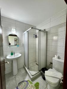 Koupelna v ubytování Betul Guest House