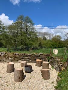 Vonkajšia záhrada v ubytovaní Gîte des Pommiers avec terrain de pétanque