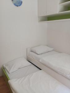 Postel nebo postele na pokoji v ubytování Apartman Nika